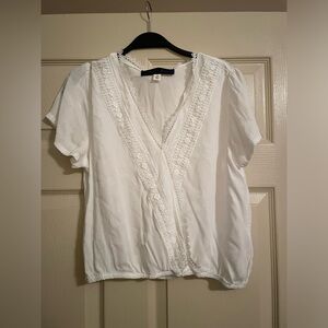 Blue Rain White Shirt